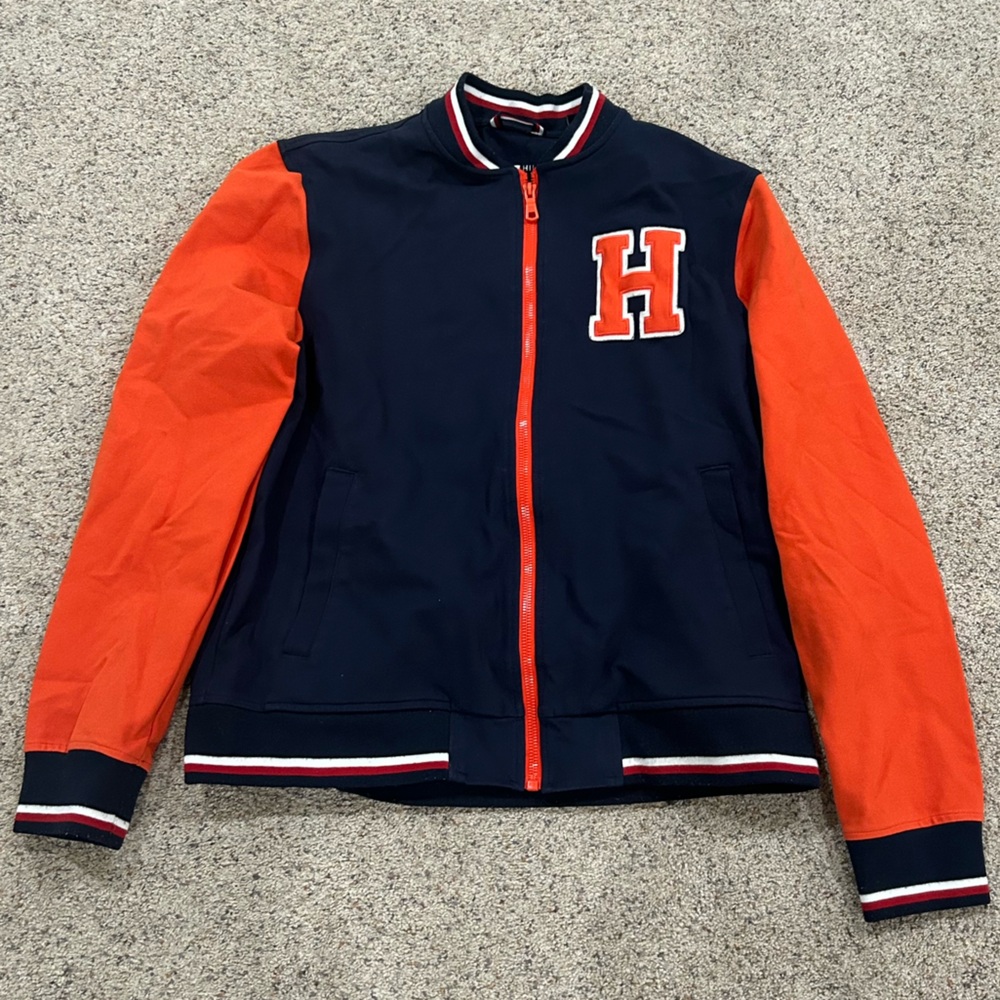 TOMMY HILFIGER zip up bomber jacket